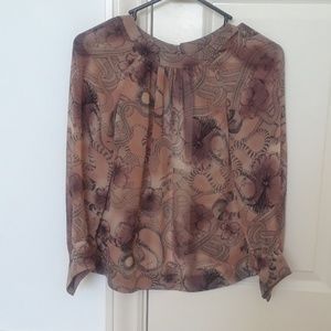 Topshop, open back blouse